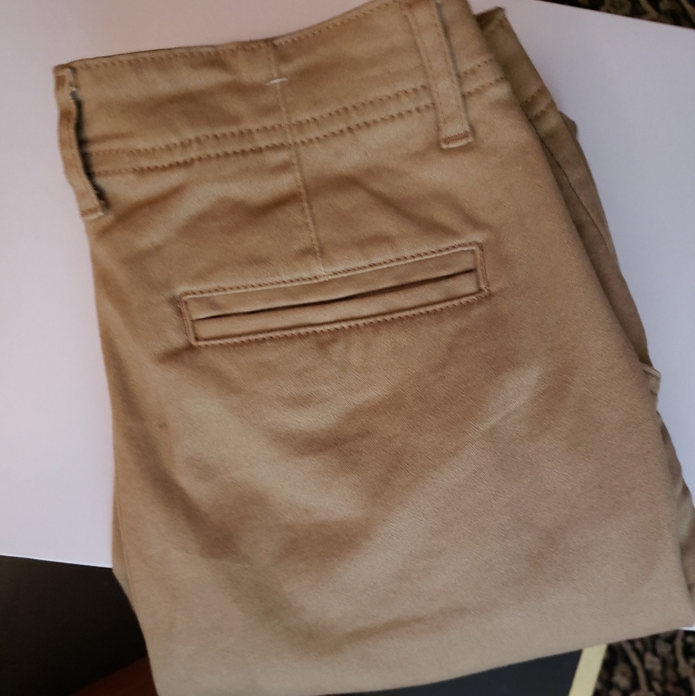 Tan Skinny Chino Pants